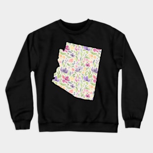 Arizona Silhouette Florals Crewneck Sweatshirt